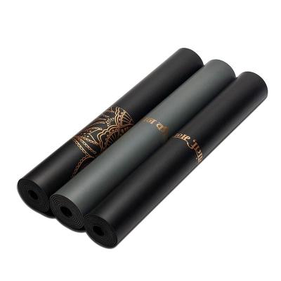 China Non-Slip Custom Logo PU Eco 6mm Natural Rubber Non-Slip Yoga Mat Widen Yoga MatNon-slip Widen Yoga Mat for sale