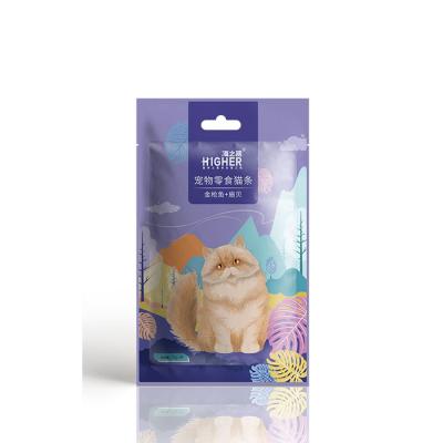 China Viable Cat Food Pet Stick Cat Wet Treats for Best Selling Cat Snack Salmon and Caviar Recipe for sale