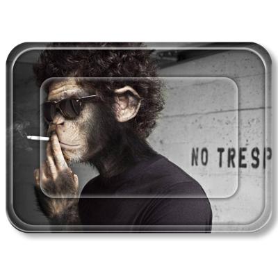 China Custom Rolling Trays Metal Black White Wholesale Custom Rolling Tray Eco - Friendly Rolling Tray for sale