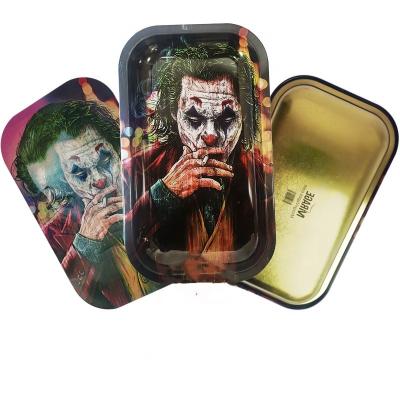 China Hot Selling Eco-Freindly Fashion Smoking Custom Magnetic 3D Set Cover Rolling Trays With Lids 340mmx275mmx25mm Thickness 0.35mm Weight 330G for sale