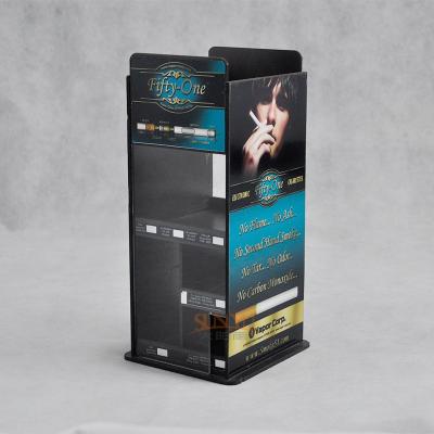 China E - cigarettes Acrylic Display Stands More compartments Printing Full Color Logo for sale