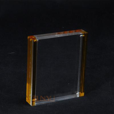 China Custom Size Picture Frames Clear Surface PMMA  For Photo Display for sale