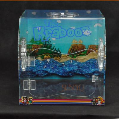 China PET Plastic Display Box Customized With Vivid Pictures / Fan Air Vent for sale