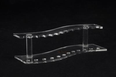 China Pub Acrylic Beer Bottle Display Rack Shelf Custom Two Layer 300pcs for sale