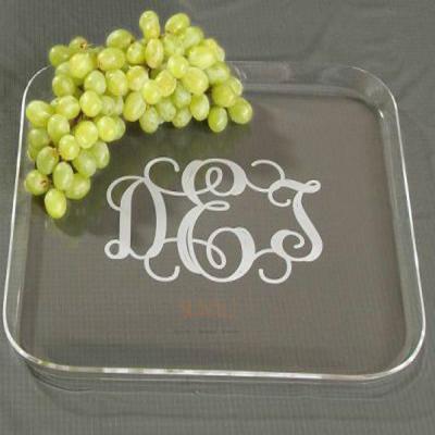 China Transparent Plexglass Food Display Trays for sale