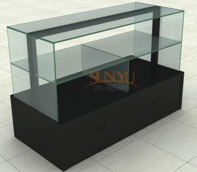 China MDF Display Stands Acrylic Window Displays For Retail Stores Black for sale