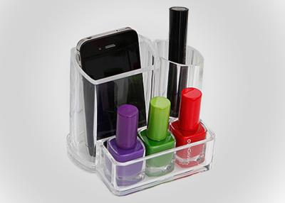 China Portable transparente del tenedor del esmalte de uñas de los cosméticos para el lavabo en venta