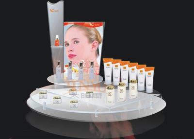 China Store Transparent Advertising Display Stand For Cosmetics Display for sale