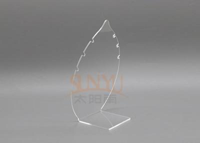 Cina Negozio di gioielli promozionale bianco o chiaro del plexiglass del busto dell'esposizione della collana in vendita