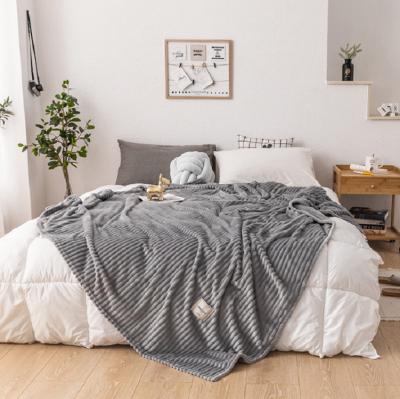 China Super Soft Anti-pilling 100% Polyester Blanket Custom Made High Quality Flannel Blanket for sale