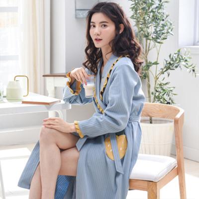 China Luxury Cashmere Women's Bathrobe Long Expansive Men's Bathrobe Comfortable High Quality QUICK DRY Long Robe for sale