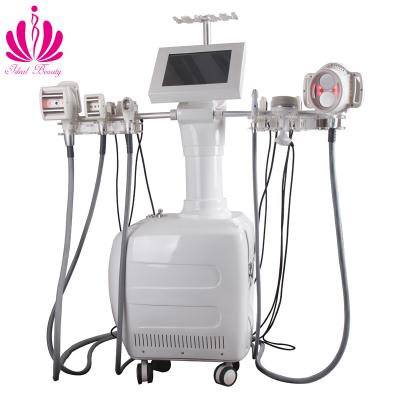 China Weight Loss 7 in 1 Vacuum Roller RF Cavitation Lipo Laser V10 Body Shape System (S026) for sale