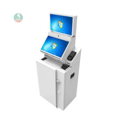 China Public place touch screen printer station queuing system kiosk control government self service terminal machine for sale