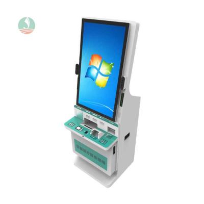 China Public Place Large Size Screen Monitors 43 Inch Custom Design Clinic Patients Information ID Card Self Service Customer Kiosk for sale