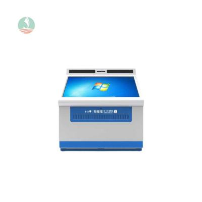 China Custom-made public place large screen supermarket public place mall guiding directive power bank kiosk for sale