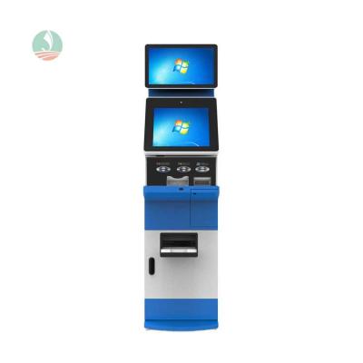 China Double Public Place Touch Screen Public Place Information and Payment Autonomy POS Machine Customized Design Kiosk for sale