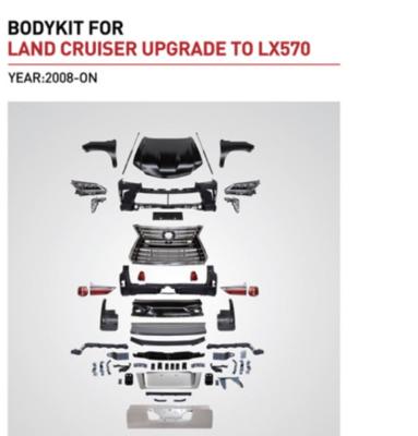 China pp & ABS Body Kits Bumper Kits For Toyota Land Cruiser Upgrade Lexus LX570 for sale