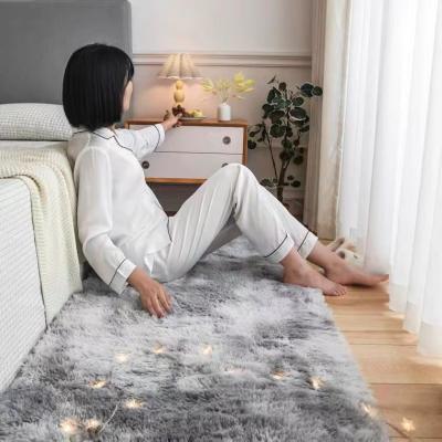 China 2021Net Central Institute of Statistics 2021Net Long Hair Mat Living Room Washable Red Bedroom Blankets for sale