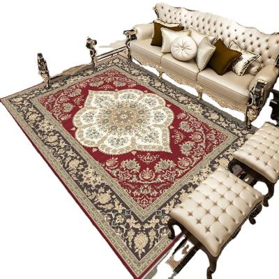 China Large modern custom crystal 3d order velvet Persian blanket rug for living room for sale