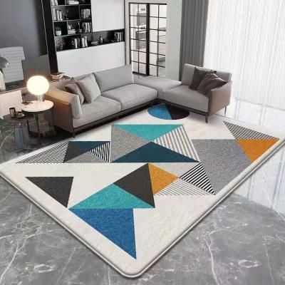 China Washable Nordic Blankets Floor Carpet For Living Room Custom Rug 3d Blankets for sale