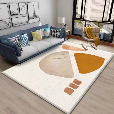 China Washable Modern Polyester Rug Covers 3d Design Living Room Printed Rugs for sale