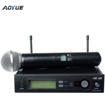 China Headset Microphone AOYUE Karaoke, Live Vocals L-24 Dynamic Instrument Microphone System Handheld Wireless Professional for sale