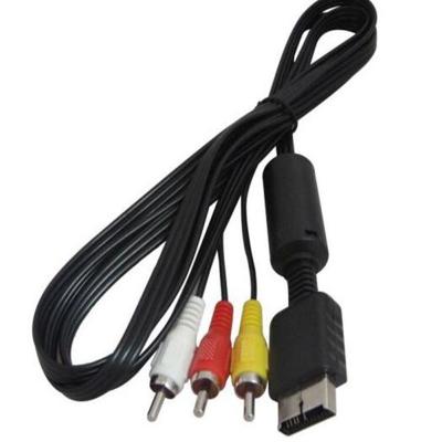 China Wholesale 6ft Gamepad Cable Length 1.8M Audio Video AV Cable Cord Wire To RCA For PS2 PS3 Console for sale