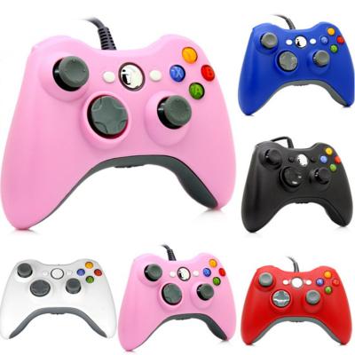 China Game Games Black For XBOX360 Gamepad Joystick Outdoor Game Controller PC Computer Gamepad Cheaper Price White Cable Controller for sale