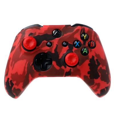 China High Quality Camouflage Color Anti-slip Skin Gamepad Silicone Protector Case Cover For XBOX ONE S/X Controller Gamepad for sale