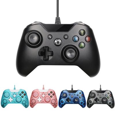 China New Design Wired Controller VIBRATION MOTOR Gamepad Joystick Handle Wired Game Controller For XBOX ONE Gamepad Remote for sale