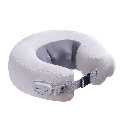 China Detachable and Washable Valve Press to Inflate Massage Neck Massage Pillow New Product Inflatable and Foldable Pillow for sale