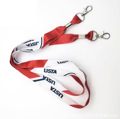 China Wholesale Fashionnable Polyester New Custom Comfortable Adjustable Printed Cute Lanyard for sale