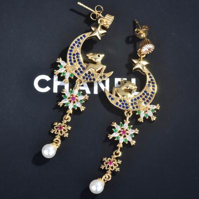 China Free Sample Fashion Jewelry Gifts Low MOQ Romantic Popular Jewelry Dollar 1 Earrings For Young for sale