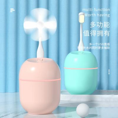 China Color Changing Portable Mini Ultrasonic Cool Aromatherapy Humidifier LED Light 220ML H2o Mist Humidifier Easter Egg Humidifier For Bedroom Car Office for sale