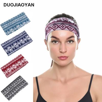 China Low MOQ Sporty Western Headband Sports Yoga Fashion Headband Free Samples Woman Headband Cloth for sale