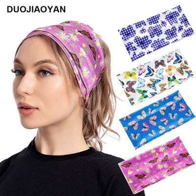 China Low MOQ Sporty Western Headband Sports Yoga Fashion Headband Free Samples Woman Headband Cloth for sale