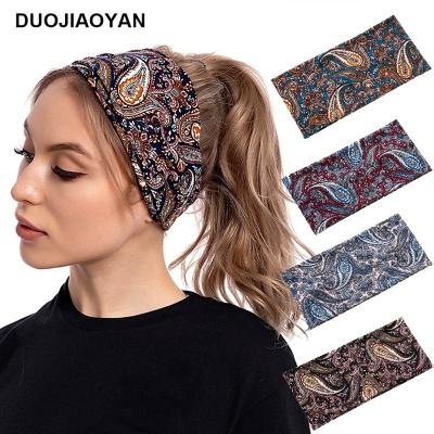 China Low MOQ Sporty Western Headband Sports Yoga Fashion Headband Free Samples Woman Headband Cloth for sale