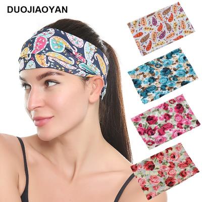 China Low MOQ Sporty Western Headband Sports Yoga Fashion Headband Free Samples Woman Headband Cloth for sale