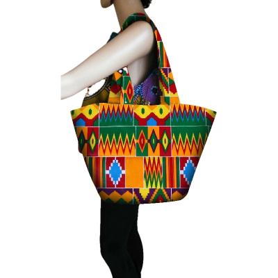 China Newest Free Samples Ankara Style Ankara Accessories Dress Cloth Bag Fashion Women Bag Women African Fashion Low MOQ for sale