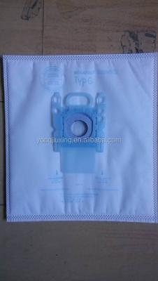 China High Efficiency Nonwoven Vacuum Cleaner Bosch Filter Bags , Siemens Vacuum Cleaner Hepa Bags for sale