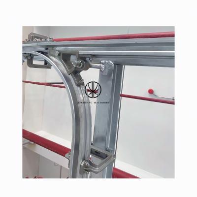 China International Halal Goat/Sheep/Pig Food Processing Slaughterhouse Equipment Carcass High End Hanging Transport Rail For Slaughterhouse Aluminum Alloy Double Track Rail for sale