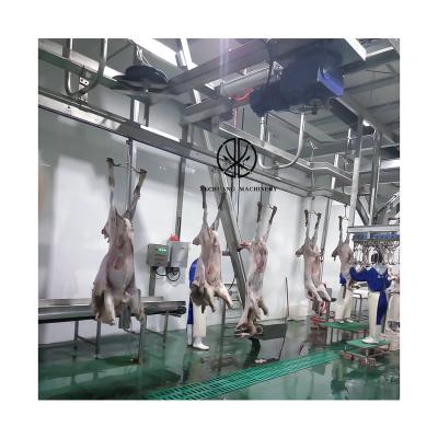 China Highest Quality Muslim Goat Meat Processing Slaughter Equipment Food Processing Sheep Skin Peeling Machine International Halal Line Halal Line for sale