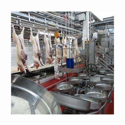 China Food Processing Equipment Slaughterhouse Machine Floor Working Slaughtering Type Synchronous Giblet Quarantine Conveyor For Pig Slaughterhouse for sale