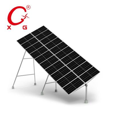 China Industrial Tilted Single Axis PV Tracking System 20kW Solar Tracker Sun Power Clean Energy Smart Solar Power Generation Fully Automatic for sale