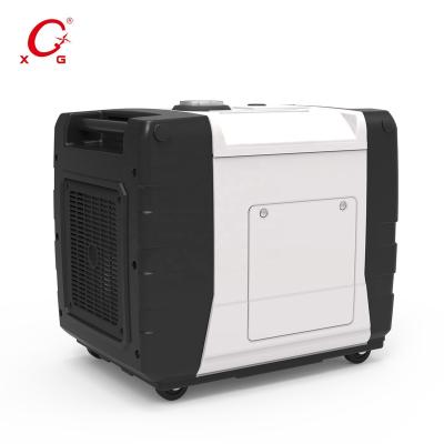 China Silent Start Light 6.3kVA Inverter Diesel Generator Electric Outdoor Camping Generator 5600D 5000W Emergency Generator XG5600D Digital for sale