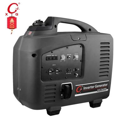 China 2600W Digital Silent Portable Emergency Start Recoil Generator Inverter Gasoline 3.0kVA Contr Camping Generator 2600 for sale