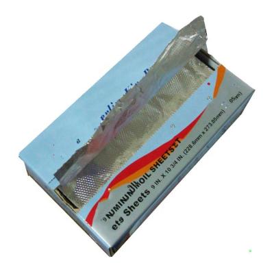 China Food Grade Pop Up Silver Or With Color Printing Aluminum Foil Sheet for sale