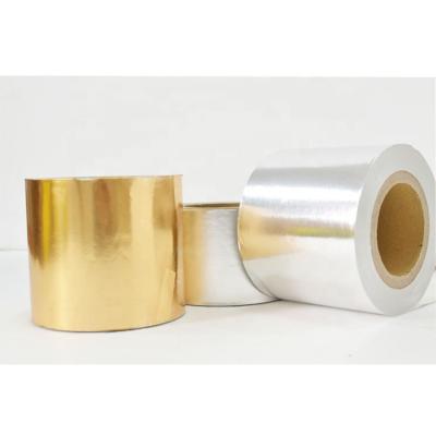 China Premium Aluminum Foil Wrapping Food Big Roll Silver Gold Inner Cigarette Aluminum Material for sale