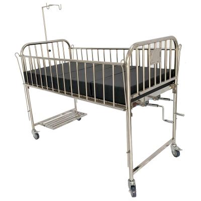 China Pediatric Hospital Bed Sing Single Crank Child Hospital Bed for sale