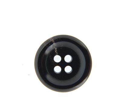 China Sustainable Faux 4-Holes Horn Buttons Custom Style Ecorozo Recycled Buttons Buttons Eco-Friendly Brown Suit Buttons for sale